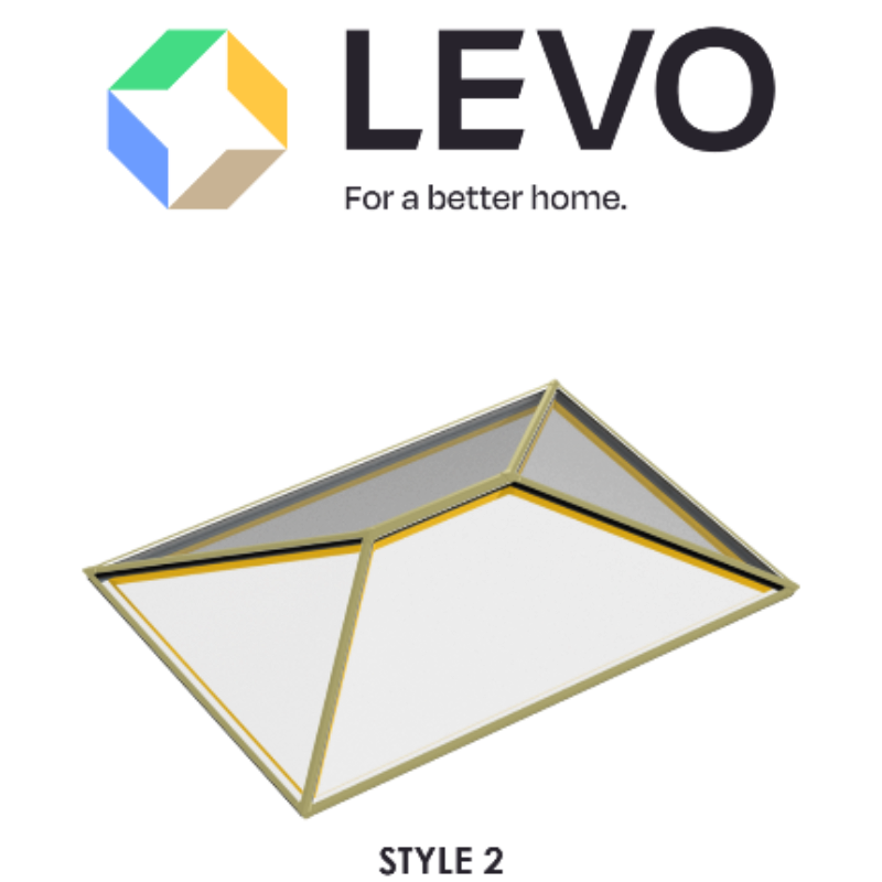 Style 2 - Thermally Broken Aluminium Lantern Skylight Roof