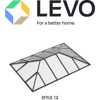 Style 12 - Thermally Broken Aluminium Lantern Skylight Roof