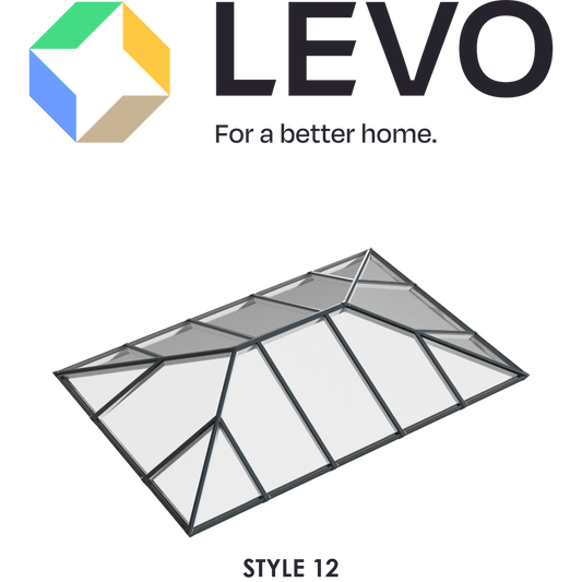 Style 12 - Thermally Broken Aluminium Lantern Skylight Roof