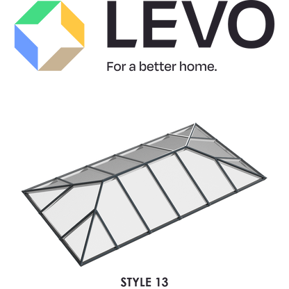 Style 13 - Thermally Broken Aluminium Lantern Skylight Roof