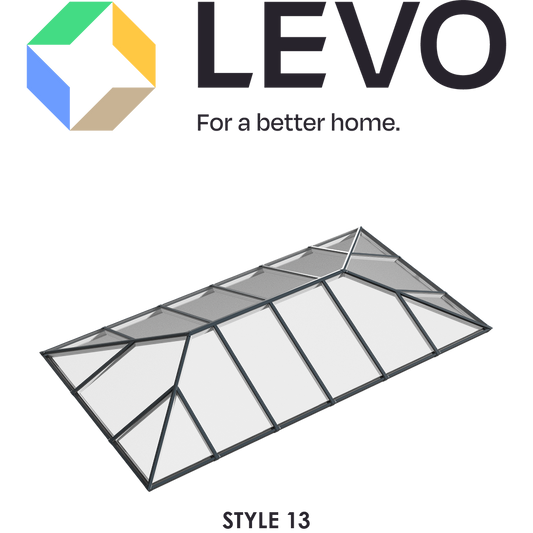 Style 13 - Thermally Broken Aluminium Lantern Skylight Roof