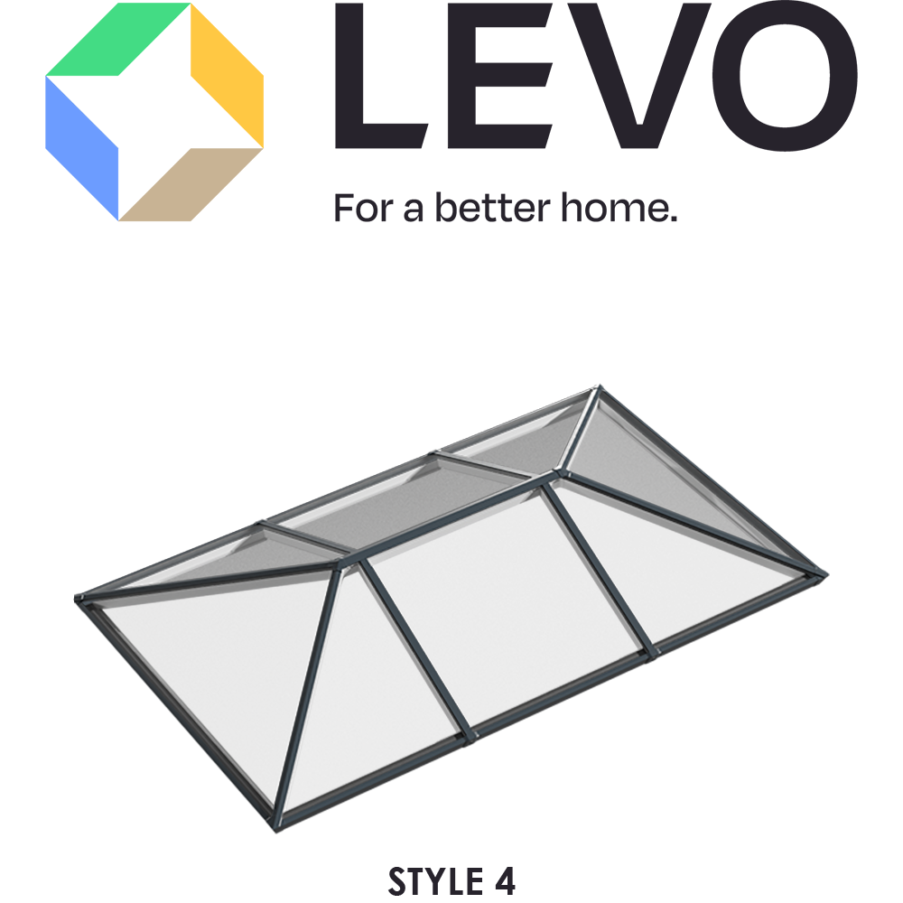 Style 4 - Thermally Broken Aluminium Lantern Skylight Roof