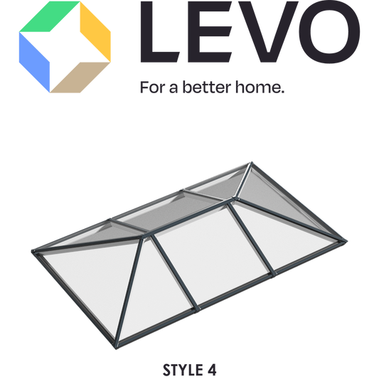 Style 4 - Thermally Broken Aluminium Lantern Skylight Roof