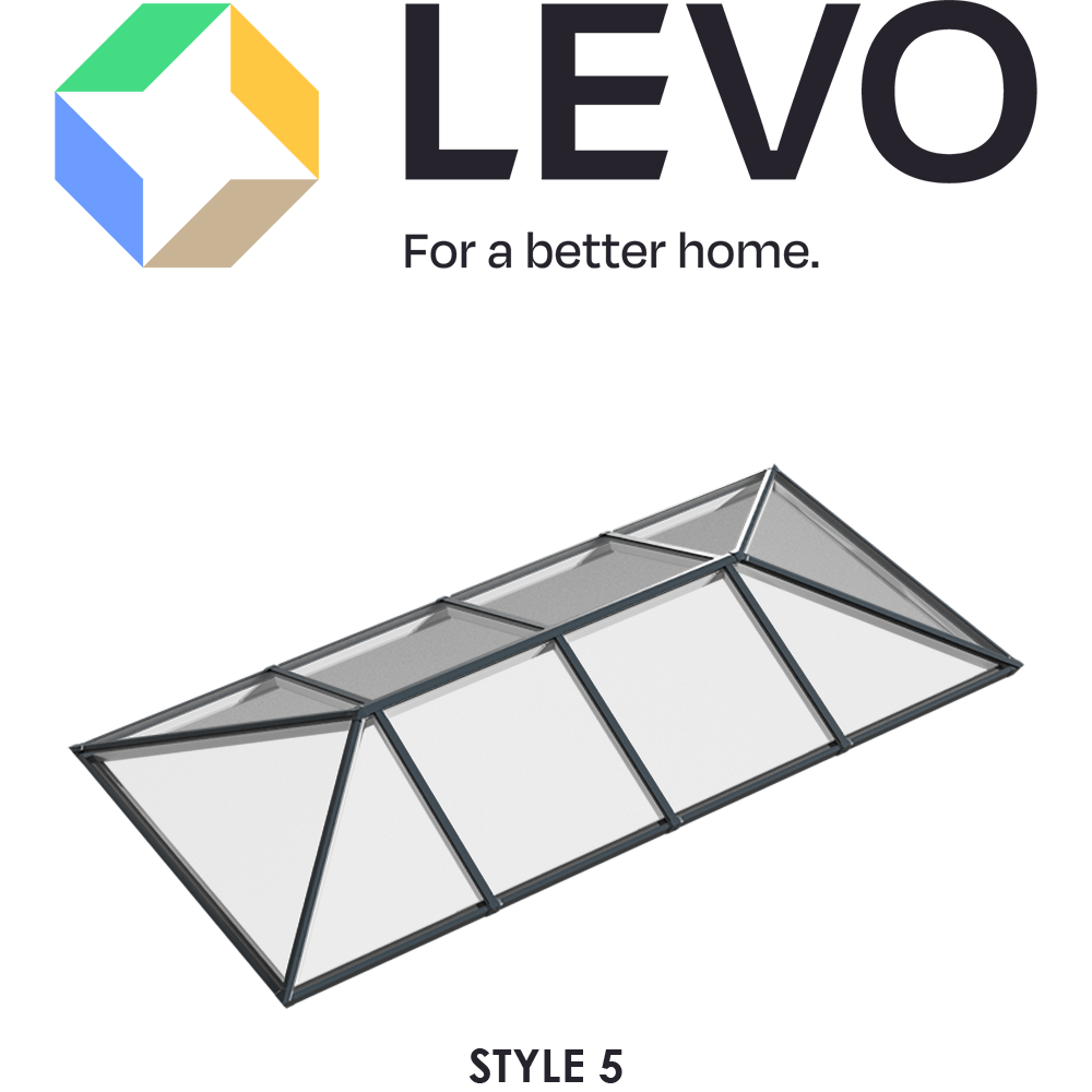 Style 5 - Thermally Broken Aluminium Lantern Skylight Roof