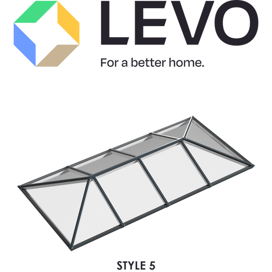 Style 5 - Thermally Broken Aluminium Lantern Skylight Roof