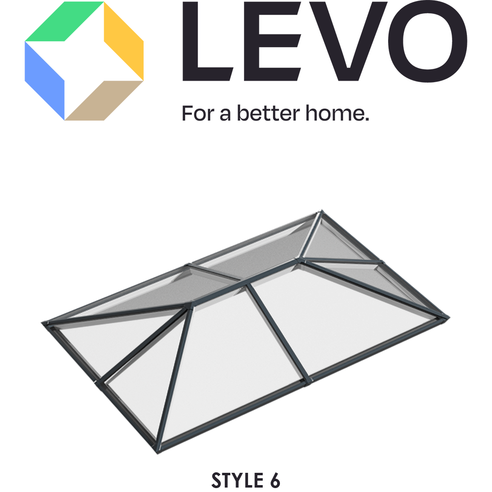 Style 6 - Thermally Broken Aluminium Lantern Skylight Roof