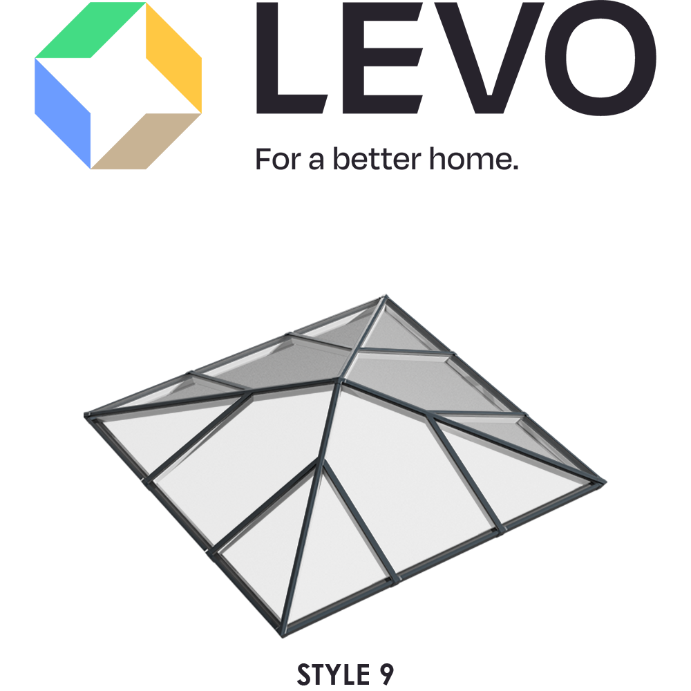 Style 9 - Thermally Broken Aluminium Lantern Skylight Roof