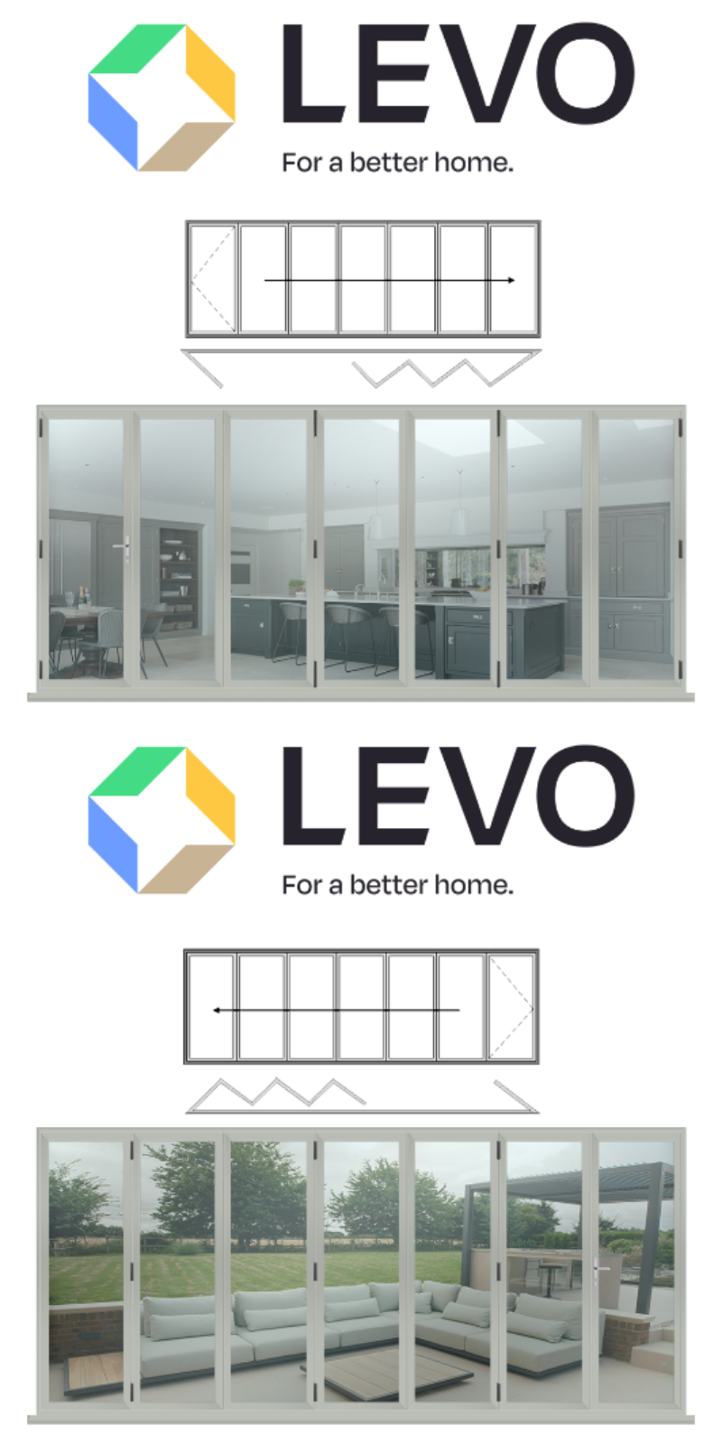 CLASSIC Bifold Door - 7 Leaf